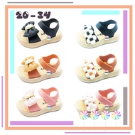 CSMY ➜ Baby & Kids Cotton Flower Sandals | Girls New Pink Black Shoes Children Princess Twins | Kasu