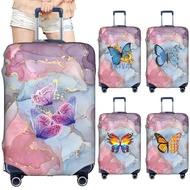 18-32 Inch Luggage Cover Thick Elastic Suitcase Protector Case Printing Butterfly Series Baggage Cov