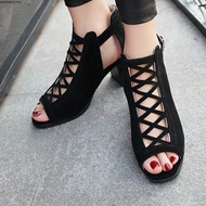 Summer Peep-Toe Gladiator Sandals for Women - High Heel