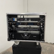 พร้อมส่ง RACK NAKACHI แร็คไม้อลูมิเนียม มีล้อ รุ่น 8U 10U ไม่มีฝา หน้า-หลัง มีมือจับ ขอบอลูมิเนียม ก