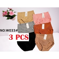 3pcs - Panties Wanita SPAC Art W033 CD Corset Super Soft and Comfortable All Day