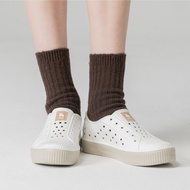 moz瑞典駝鹿 雙色洞洞餅乾水鞋 (牛奶燕麥) 防潑水-附鞋扣