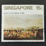 Special Price-1971 Stamp Singapore-Unique Used Stamp-15c & 20c & 35c Art View.Scene