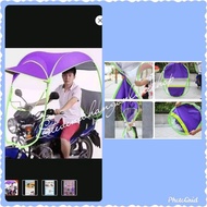 ۞E bike Canopy Umbrella with visor