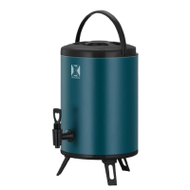 歐式保溫茶桶 - 深藍色 - 12L | 保溫6-12小時飲料桶 | 不鏽鋼三層奶茶桶