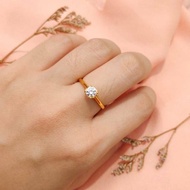 Jual Cincin emas asli kadar 875 model berlian variasi Berkualitas