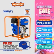 WADFOW High Pressure Cast Iron Diesel Engine Water Pump 5.7hp/9hp For Agricultural Irrigation and Co