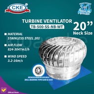 Turbin Ventilator 20 Inch Turbine Roof Ventilasi Atap Rumah Pabrik 20"