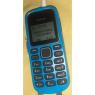 Nokia 1280 2G basic phone blue color
