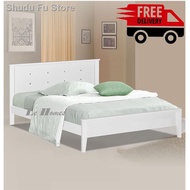 ✧▪♠FREE DELIVERY / WOODEN QUEEN BED FRAME BED/ DOUBLE KATIL KAYU BEDROOM FURNITURE