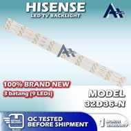 32D36-N HISENSE 32" LED TV Backlight 32 INCH Lampu TV 32D36 32D36N