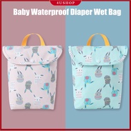 [4U] Baby Waterproof Diaper Wet Bag Portable Storage Bag Baby Clothes Diaper Bag