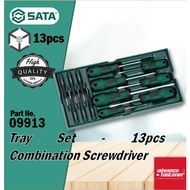 SATA Hand Tools 09913 Tray Set - 13 pcs Combination Screwdriver