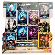 Bandai Ultraman X DX Cyber Card Set Vol.03 Ultra Hero Zoffy Ace Cosmos Max