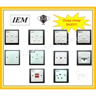 IEM Suis 1G/2G/3G/4G/5G/20A AIRCOND WATER HEATER SWITCH/15A SWITCH SOCKET/ASTRO/BELL/TELEPHONE/TV