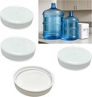 48mm White Reusable Water Jug Caps with foam liners/Lids for 3 and 5 Gallon Water/Compatible with Bl