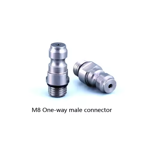 HPA M8 8MM One Way Quick Disconnect Male Gas Cylinder Refill Filling Regulator Parts For Air Paint s