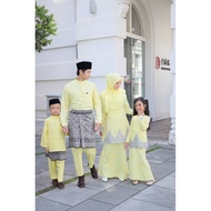 WARNA BABY YELLOW/KUNING MUDA/ALFIRAFASYEN-HQ/  SET FAMILY| KURUNG MODEN ELISA | BAJU SEDONDON | SET IBU ANAK