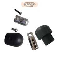 [LOVIVER] Durable Rubber Balls Stopper Gym Machine Cable Steel Core Cable Pulley Accessories for Hom