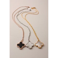 VCA 梵克雅寶雙面四葉草項鍊 - 玫瑰金/金色/銀色