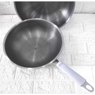 34cm Non-stick frying pan / frying pan frying pan 32cm 34cm stainless steel non-stick frying pan / f