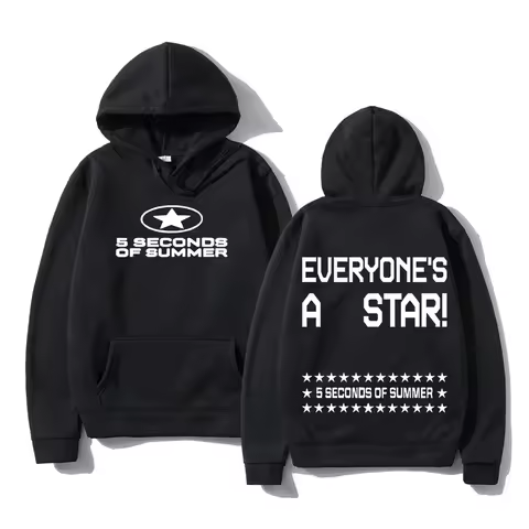 5 Seconds of Summer Everyone’s A Star Hoodie Fashion Women Aesthetic Letter Hoodies Unisex Autumn Wi