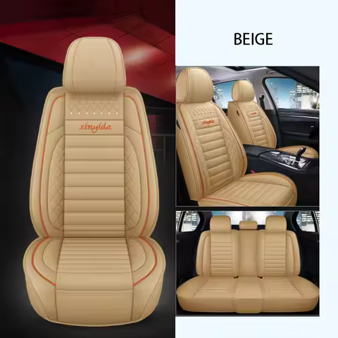 Car Seat Cover For DS Citroen C3 Berlingo Aircross C4 Cactus Picasso C5 Universal Leather Auto Acces
