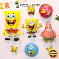 SHUAIAN Jumbo Spongebob Patrick Foil Balloon Happy Birthday Spongebob Squarepants Round/ Large Patri