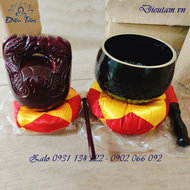 Bộ Chuông mõ Đài Loan chuông mõ tụng kinh niệm phật đồ thờ cúng phong thủy Shop Diệu TÂM