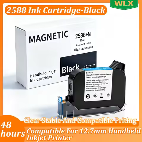 12.7mm 2588+ 2588 2588+M Ink Cartridge-Bk Print Height Fast-Drying Eco-Solvent Ink Specialized for M