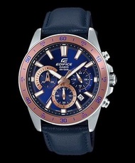 深水埗 有門市 Edifice 多功能 全新正貨 1年保養 CASIO 錶/卡西歐/男裝/手錶/卡西欧 EFV-570L-2B EFV570L-2B EFV-570L-2 EFV570L-2 皮帶手錶/皮帶錶/真皮帶手錶/皮帶錶 Blue Watch/藍色/藍色錶/藍色手錶 #b923w