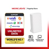 Mercusys 300Mbps Wireless N 4G LTE Plug and Play Router MB110-4G / MB112-4G / MB130-4G (Powered By T