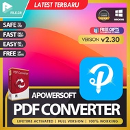 Apowersoft PDF Converter v2.3 💯 EASY INSTALL 💯 LIFETIME PREMIUM 💯 FAST DELIVERY 💯 SAFE