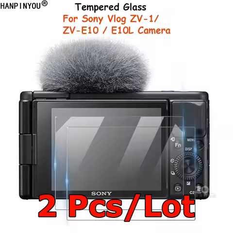 2 Pcs/Lot For Sony Vlog ZV-1F ZV1 ZV-1 II M2 ZV-E10 ZV E10L ZV-E1 Tempered Glass Camera Screen Prote