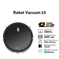 Robot Hút Bụi Lau Sàn Thông Minh Xiaomi Vacuum E5 - Điều Khiển Qua App - Bản Quốc Tế