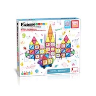 Picasso Tiles - 磁力片積木玩具 - 圖形插入組件 121塊套裝 磁石 積木 激發創造力與空間想像 益智 STEM 益智建構玩具