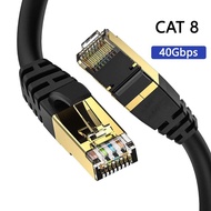 Cat 8 Ethernet Cable LAN Network Cat8 Rj45 Speed Network Cable 40Gbps 2000Mhz 26AWG For Router Pc Ps