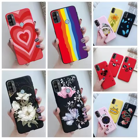 For OPPO A53S 2020 Case Cartoon Coque Heart Painted Silicone Phone Back Cover For oppo a53s A 53s A5