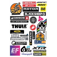 30 pcs cycling sticker MTB roadbike stiker basikal bicycle sticker mountainbike
