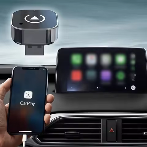 Plug And Play Wireless CarPlay Adapter Mini Universal Carplay AI Box BT WiFi Connection Portable Car