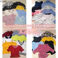 ukay bundle ❄55 pcs. PREMIUM FASHION POLO BLOUSE UKAY BUNDLES / PREPACKED ( FROM RARE BALE )❊