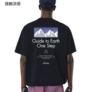 FPA sports t-shirt summer loose 100% Premium Cotton round neck black short sleeved shirt