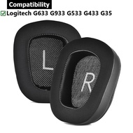 1 Pair Cooling Gel Earpads for Logitech G933 G633 G533 G433 G35 Headphone Cushion Sponge Earmuffs