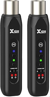 Xvive P3D Bluetooth XLR Receiver Pair for Audio Mixer, Active PA, DJ Systems