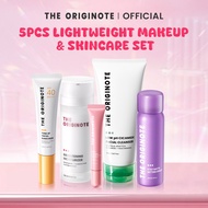 The Originote 5in1 Skincare Package, Skincare Set Face Wash Cleanser Toner Serum Moisturizer Gel Sun