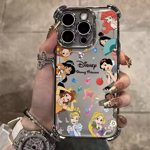 Cute Princess Evils Queens Plating Case For Vivo Y77 Y38 Y36 Y50 Y28 Y27 Y17 Y16 V29e V27 V25 V23 S1