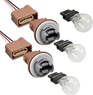 Rear Turn Signal Light Socket with Wire Pigtail&Bulbs Compatible with Ford F-250/F-350/F-450/F-550 S
