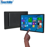 TouchWo 17 18 22 24 27 32 inch รูปแบบผนัง Touchscreen Monitors, 16:9 IPS 1080P, Hdmi,WiFi and ลําโพงในตัว , Android 11 OS Tablet Windows 10 All-in-One computer for ของอุตสาหกรรม, ที่ทํางาน and ห้องเรียน, จอคอม Touch Screen Display, จอภาพทางแนวตั้ง