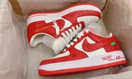 LV x Nike Air Force 1 特別版紅色