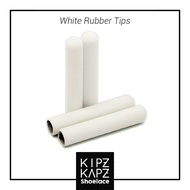KIPZKAPZ TPR2 White - Metal Tips Aglets/ Tipping/ Shoelace End/